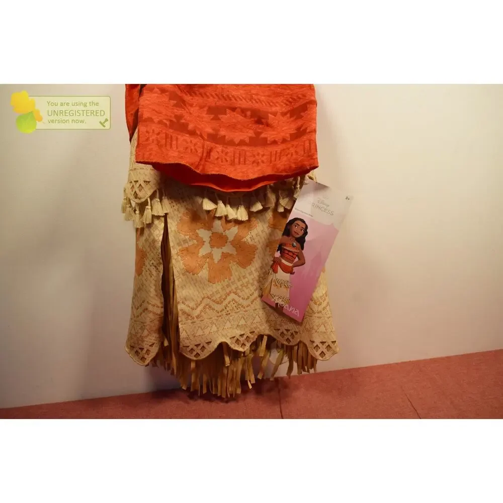 Disney Princess Moana Classic Girls Costume Dress 9-10